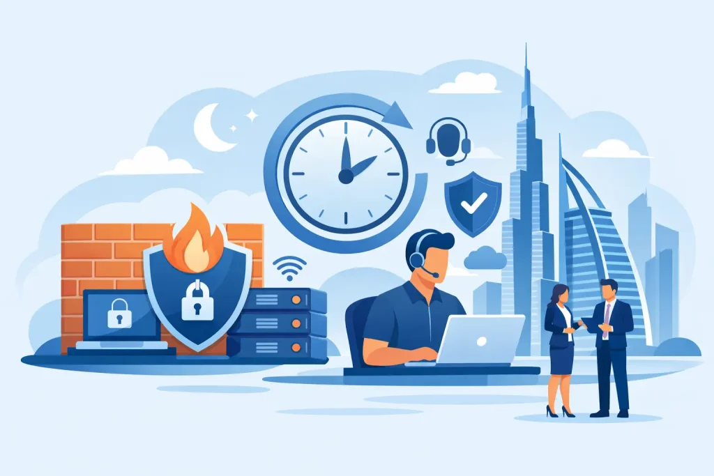 24 Hour Firewall Support Dubai for Business