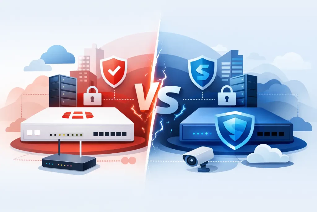 FortiGate versus Sophos for Business Networks